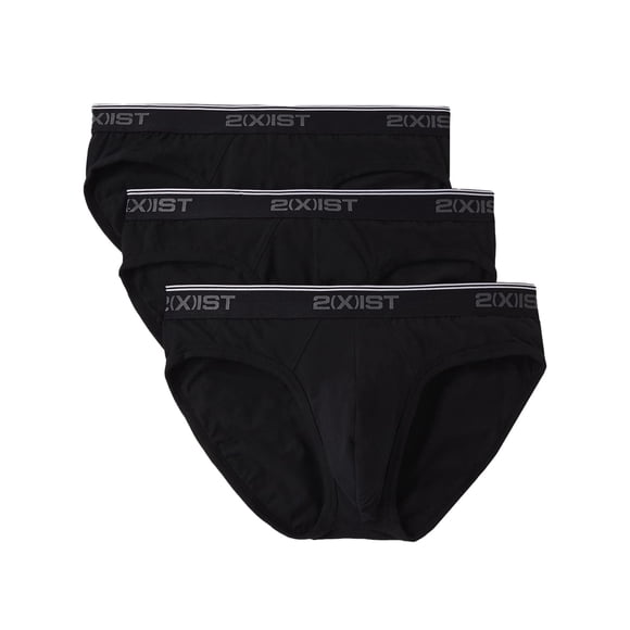 Pack de 3 Bóxers Invisibles de Algodón Elástico para Hombre 2(X)IST Negro