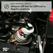 K&N Performance Oil Filter: 20,000 Mile Premium Engine Protection, Higher Oil Flow Rates, Compatible with All Oils, Optimized for Synthetic Oils, HP-4005