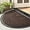 Brown, variant on Door Mat Outdoor Indoor Entrance Doormat-Semicircular Durable Rubber Non Slip Front Door Mat for Outside Inside Entry Entryway Dirt Trapper WelcomeMat for Muddy Paws and Shoes-Brown 24”x36”