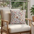 thumbnail image 4 of Pillow Covers 20x20 Set of 2, Orange Red Leaf Square Throw Pillow Covers for Couch/Sofa/Living Room, Vintage Farmhouse Boho Pastoral Tribal Decorative Soft Pillowcases for Couch Throw Pillows, 4 of 9