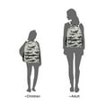 thumbnail image 3 of School Backpack Lightweight Multipocket College High Middle Student Bag 15L Shark Silhouettes, 3 of 9