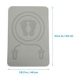 thumbnail image 2 of FRCOLOR  Anti-slip Skipping Rope Mat Rack Indoor Non Yoga Handles Woman Grey, 2 of 8