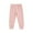 Pink, variant on fatyb Boys Girls Cotton Lounge Pants Kids Elastic Waist Jogger Pants Casual Solid Color Stretch Trousers