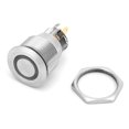 thumbnail image 4 of Interruptor de botón de acero inoxidable, 20 piezas de 22 mm, interruptor de botón de reinicio automático, calidad en la que puede confiar, 4 of 8