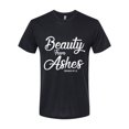 thumbnail image 2 of Wild Bobby Beauty From Ashes Isaiah 61:3 Inspirational/Christian Men Premium Tri Blend Tee, True Black, X-Large, 2 of 5