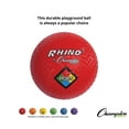 thumbnail image 6 of Champion Sports Rhino Playground Balls 8.5" D - Two Ply, Nylon Wound, RED, 6 of 8