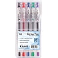 thumbnail image 1 of Bolígrafos de tinta gel PILOT G-Tec-C 0,4 mm, paquete de 5 colores, 1 of 3