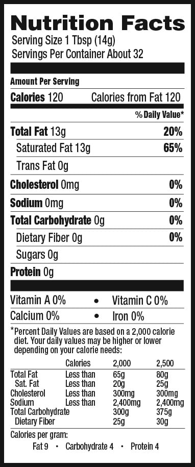 LouAna 100% Pure Liquid Coconut Oil, 16 fl oz