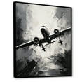 thumbnail image 2 of Designart " Plane Soaring II" Plane Floater Framed Canvas Art Print, 2 of 7