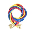 thumbnail image 4 of Zootealy Professional Refrigeration Manifold Gauge Set with Large Windows and 6 Data Display, Metal+Plastics Material, 1.5m Hose Length, R404A, R134A, R22, R410A, PSI(-30psi to 550psi), Bar(-1bar to, 4 of 7