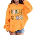 thumbnail image 4 of Ruyang Kids 1st Grade Back to School Hoodies Long Sleeve First Day of School Pullover Sweatshirts Cute Preppy Hoodie, 4 of 7