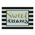 thumbnail image 1 of Saying Cutting Board, Vintage Hand Drawn Lettering Design with Monochrome Stripes Background, Decorative Tempered Glass Cutting and Serving Board, Small Size, Yellow Black White, by Ambesonne, 1 of 1