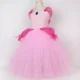 thumbnail image 5 of Vestido de tutú de princesa Peach para niñas, vestidos de tul para fiesta de cumpleaños, disfraces de Halloween y carnaval de color rosa brillante para niños, ropa para niños, 5 of 5