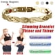 thumbnail image 4 of Pulsera Pareja Terapia Magnética Twisted Dragon Brazaletes Desmontables (oro), 4 of 7