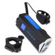 thumbnail image 5 of Luz delantera de bicicleta bicicleta impermeable linterna bocina advertencia USB recargable para ciclismo azul, 5 of 10