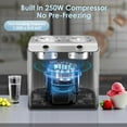 thumbnail image 5 of Homtone 2 Flavor 2.6QT (2 x 1.3qt) Ice Cream Maker Automatic Compressor No Pre Freezing 3 Modes, 5 of 8
