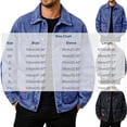 thumbnail image 4 of Thousandth Men's Vintage Denim Work Jacket Casual Cotton Long Sleeve Button Down Coats Utility Trucker Jacket with Multiple Pockets, 4 of 8