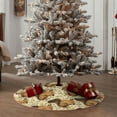 thumbnail image 4 of Lukts Cute Squirrel with Green Leaves Print Color Life Christmas Tree Skirt, Winter Holiday Tree Mat Decoration ,Can be Used as A Shawl-36", 4 of 6
