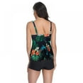 thumbnail image 4 of EIMELI Ladies Print Ruffle Swimsuit Boxer Conservative Shorts Two-piece Bikini Swimsuit, 4 of 5