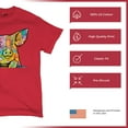 thumbnail image 4 of Tee Hunt Dean Russo Funny Cute Pig T-Shirt Farm Piglet Lover Barn Men's Tee, Red, 4X-Large, 4 of 5
