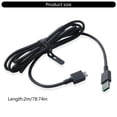 thumbnail image 6 of USB C Data Charging Cable For for Razer Deathtalker Huntsman Elite Wireless Keyboard Cable, Fast Sync And Charging, 6 of 11