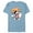 Ocean Blue, variant on Disney Mickey Mouse Just Chill - Short Sleeve Blended T-Shirt for Adults - Customized-Yellow