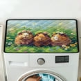 thumbnail image 5 of ZIATUBLES Guinea Pig Flower Beach Washing Machine Top Dust Cover Washer and Dryer Top Protector Mat for Laundry Room Versatile Home Kitchen Decor Accessories, 24 x 19.7 Inch, 5 of 7