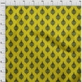 thumbnail image 3 of oneOone Cotton Cambric Fabric Leaves & Floral Block Print Fabric BTY 56 Inch Wide, 3 of 4