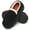 Black, variant on Boys Moccasin Slippers Girls Memory Foam House Shoes Plush Lining Non Slip Bedroom Slippers Indoor Outdoor Brown 13 Little Kid