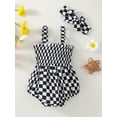 thumbnail image 3 of CIYCuIT Newborn Baby Girl Sleeveless Romper Boho Summer Clothes Flowers Jumpsuits with Headband 0-18 Months, 3 of 9