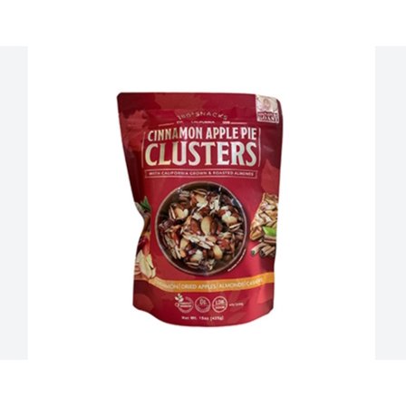 180 Snacks Cinnamon Apple Pie Clusters with California Grown & Roasted Almonds, 15 oz