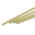 thumbnail image 6 of Uxcell 1.6mm OD 0.25mm Wall Thickness 300mm Length Brass Tube 4 Pack, 6 of 6