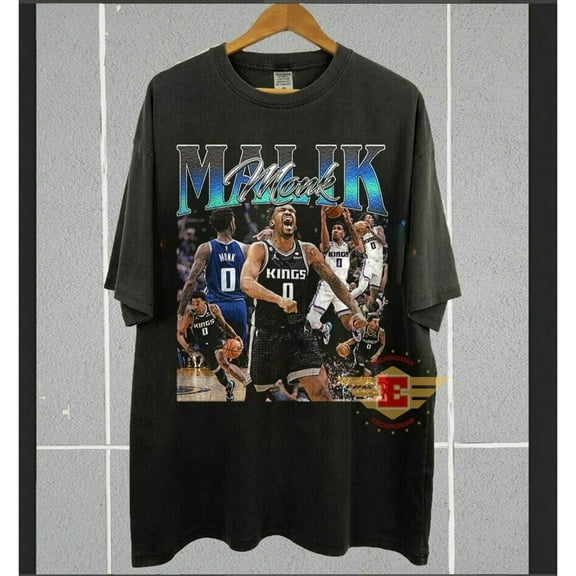Malik Monk, Basketball T-shirt, Classic 90s Graphic Tee, Unisex