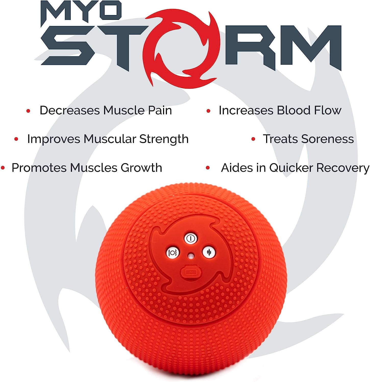 MyoStorm Vibrating Heated Massage Roller for Deep Muscle Recovery, Handheld Back Massager - Walmart Business Supplies MyoStorm Vibrating Heated Massage Roller for Deep Muscle Recovery, Handheld Back Massager - Walmart Business Supplies