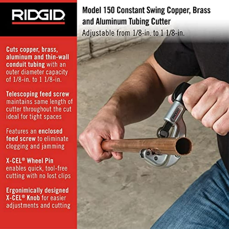 RIDGID 31622 Model 150 Constant Swing Tubing Cutter, 1/8 RIDGID 31622 Model 150 Constant Swing Tubing Cutter, 1/8