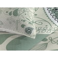 thumbnail image 3 of Ambesonne Paisley Quilted Coverlet 3 Pcs, Floral Vintage Patterns, Queen Size, Laurel Green, 3 of 4