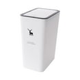 thumbnail image 2 of Cesto de Basura Perfecl Rectangular Gran Capacidad Blanco, 2 of 8
