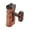Bronze, variant on Universal Camera Cage Left/Right Side Handle Wooden Hand Grip with 1/4 Screw Hole Cold Shoe Mount for Camera Cage