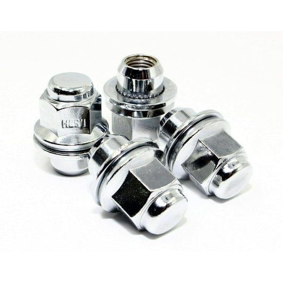 Veritek Ensemble de 20 Écrous de Crampon Chromés de Remplacement pour Roues Nissan Infiniti 12x1.25mm 1.47 Pouces 13/16 Hexagone OEM Mag