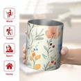 thumbnail image 5 of 12oz Coffee Tumblers Pioneer Flower Stainless Steel Vacuum Insulated Travel Tumbler Coffee Cups Mug with Lid and Straw with Cleaning Brush for Cold & Hot Drinks, 5 of 5