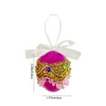 thumbnail image 3 of SouMaox Easter Ribbon Egg Pendant, Vibrant Hanging Ornament, Decorative Holiday Accessory, Festive Indoor Display for Spring Parties, 3 of 9