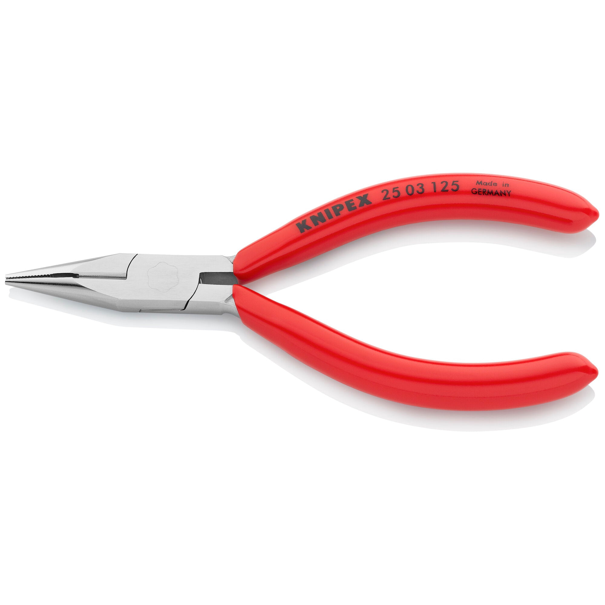 Knipex 5" Snipe Nose Side Cutting Pliers (Radio Pliers) - Plastic Grip