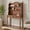 Walnut, variant on GDF Studio Harper Mid-Century Computer Desk with Storage Hutch & Drawers, Vintage Vanity Desk for Home Office, White
