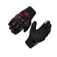 thumbnail image 1 of braveheart Gants de Moto Confortables avec Fonction Écran Tactile Sangle Réglable Rouge, 1 of 6