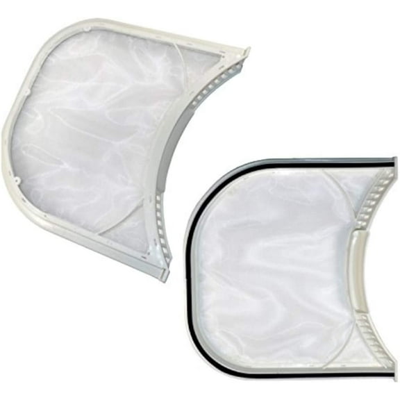 HQRP 2-Pack Dryer Lint Filter for LG DLE3733D, DLG3744D, DLE3733S, DLG3744S, DLE3733U, DLG3744U Dryers