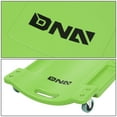thumbnail image 2 of DNA Motoring TOOLS-00218 Low Profile Plastic Green Rolling Garage Shop Creeper with Padded Headrest Tool Trays, 2 of 7