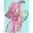 thumbnail image 4 of Marvel Spider-Man T-Shirt and Bike Shorts Outfit Set Toddler to Big Kid, 4 of 5