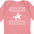thumbnail image 4 of Inktastic Cowboy Silhouette Team Roping Rodeo Boys or Girls Long Sleeve Baby Bodysuit, 4 of 5