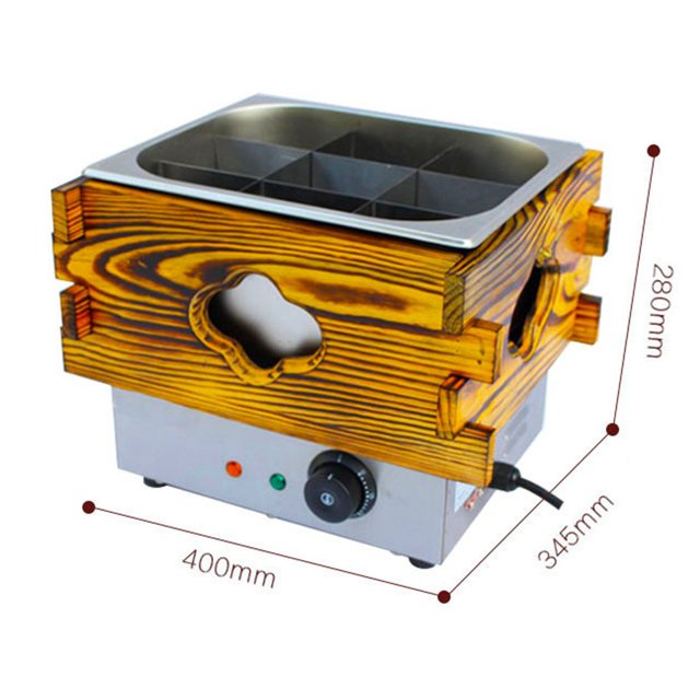 EH10 oden commercial electric boiler 2 tanks 18 grids kanto maker 20L hot pot slow cooker machine for street snacks