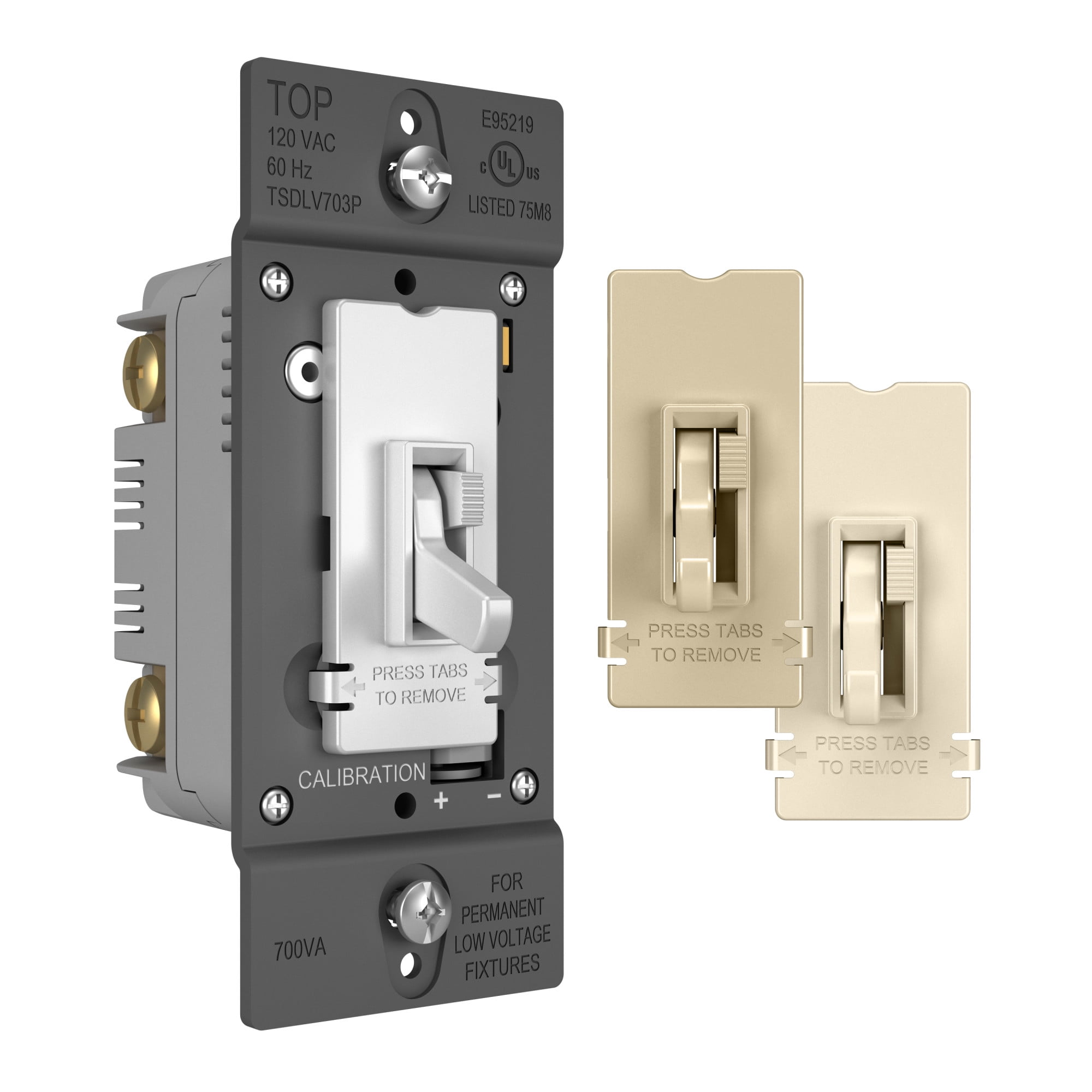 Legrand Tsdlv703p Wattstopper 3 Way LowVoltage Wall Dimmer